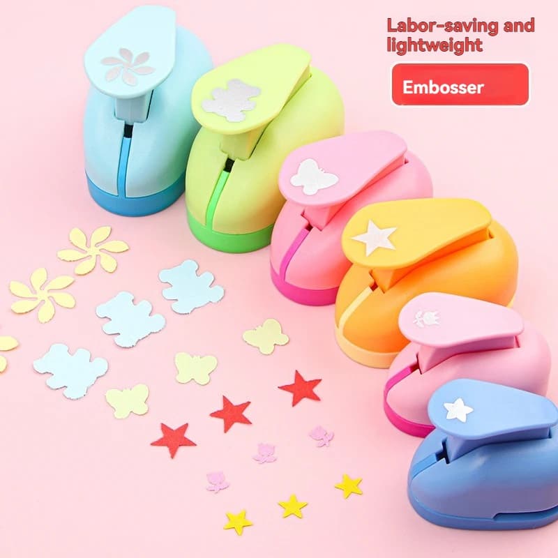 Flower Punch Furador 5*3*4.5 cm DIY card cut Eva Schiuma Maker Puncher Scrapbooking Save for kids Perforator Blowing