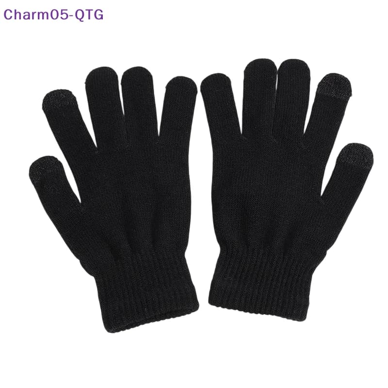 NEW! Men winter knitted gloves thickened with outdoor cycling touchscreen, cold and heat protection