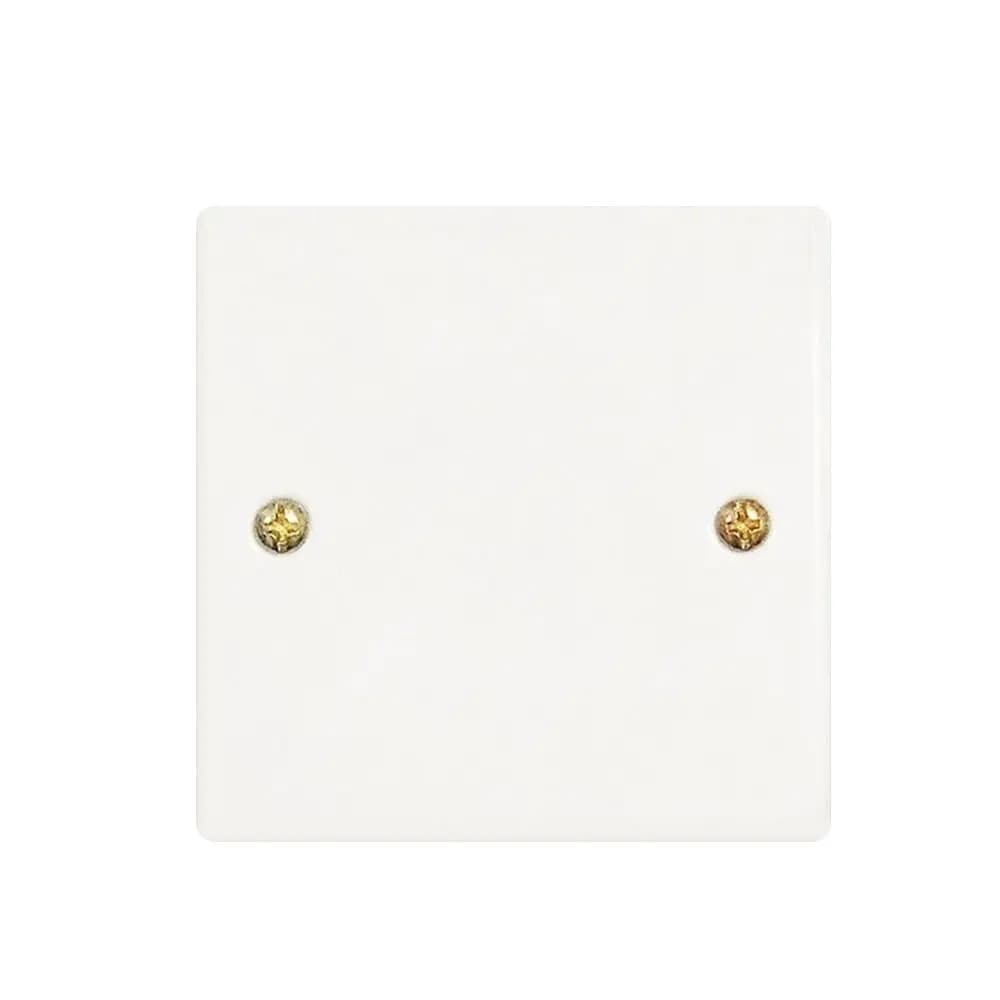 10 pz/set Coperchio della scatola nascosta in plastica Tipo 86 Piastra di copertura della presa antipolvere Facile installazione Coperchio della presa a muro
