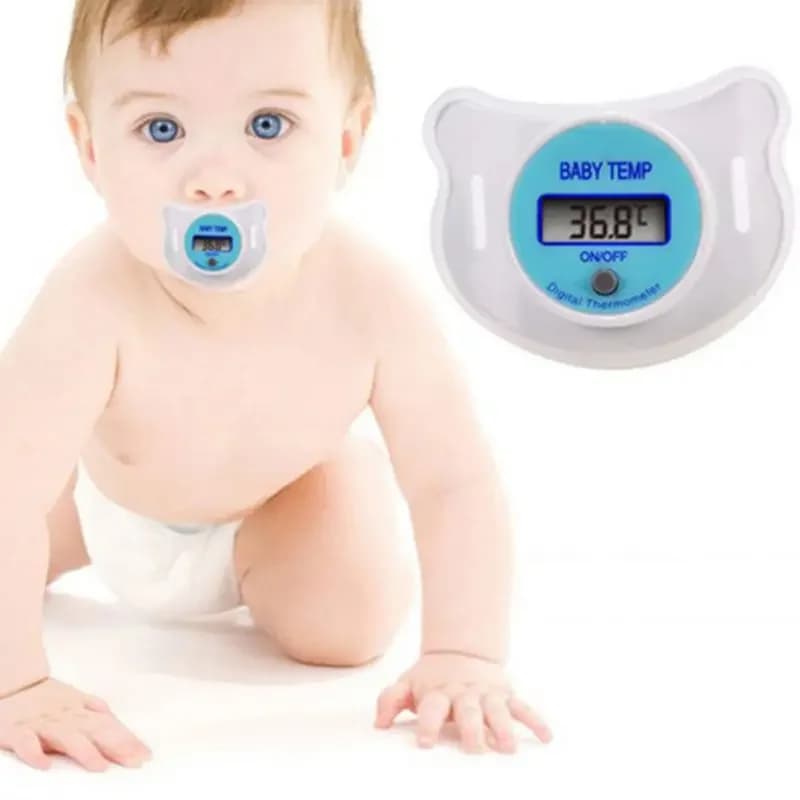 Accessori per la cura della salute del bambino ciuccio termometro orale ciuccio per bambini visualizzatore di temperatura misurazione accurata della temperatura digitale