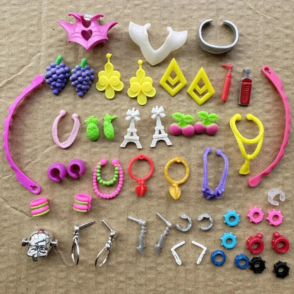 Accessori per Bambole 1/6 Monsters: Orecchini, Collane, Bracciali, Cinture, Cappelli e Decorazioni alla Moda