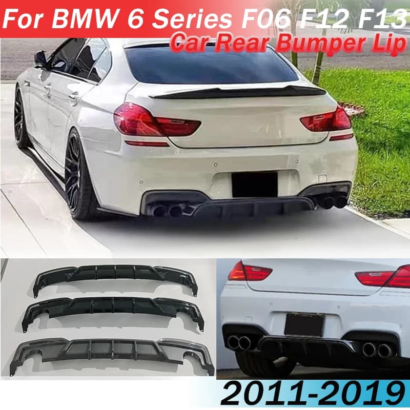 Spoiler Posteriore per BMW Serie 6 F06 F12 F13 2011-2019, Stile MP, Diffusore, Kit Carrozzeria, Accessori Esterni