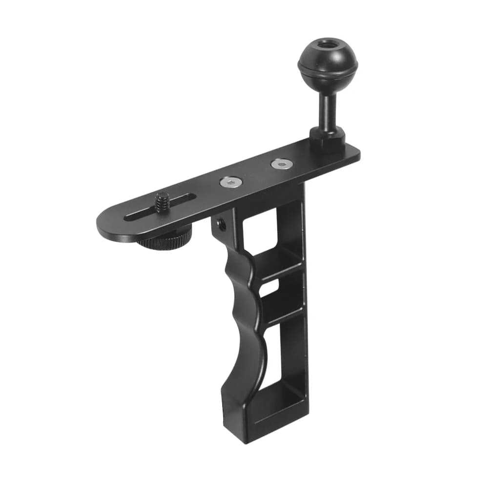 Aluminum Alloy Camera Dive Tray Bracket Single Ball Head Stabilizer For Mounting On Camera Support GoPro Action