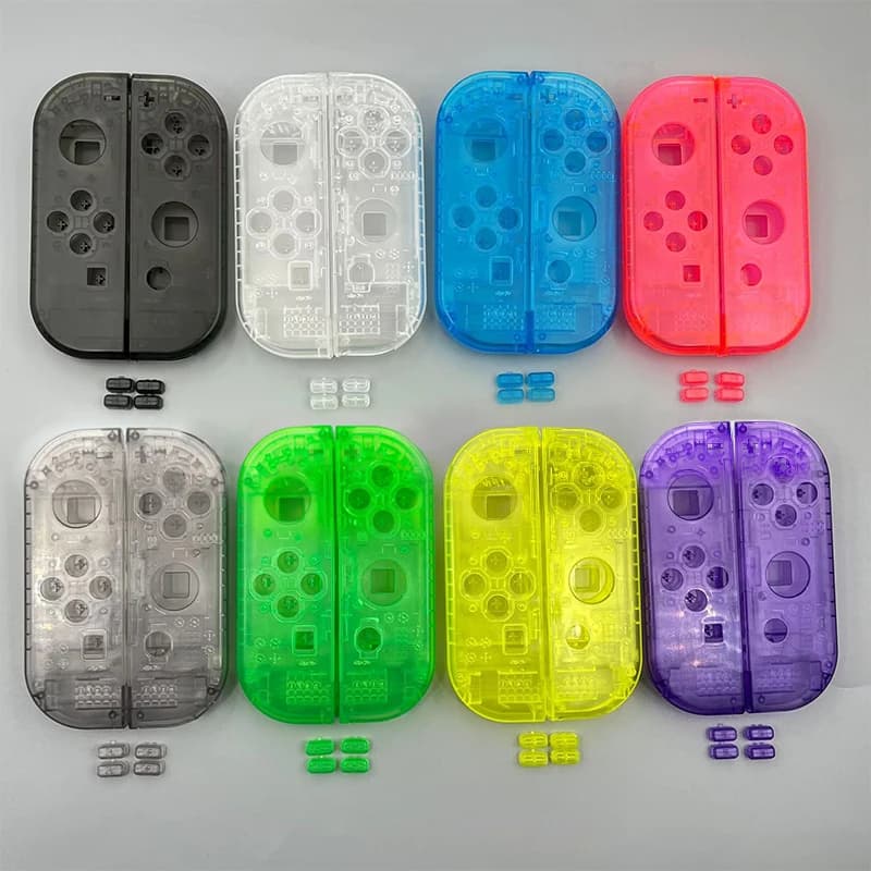 Per la sostituzione della Cover trasparente trasparente SL SR pulsanti per Nintendo Switch NS Joy Con Controller