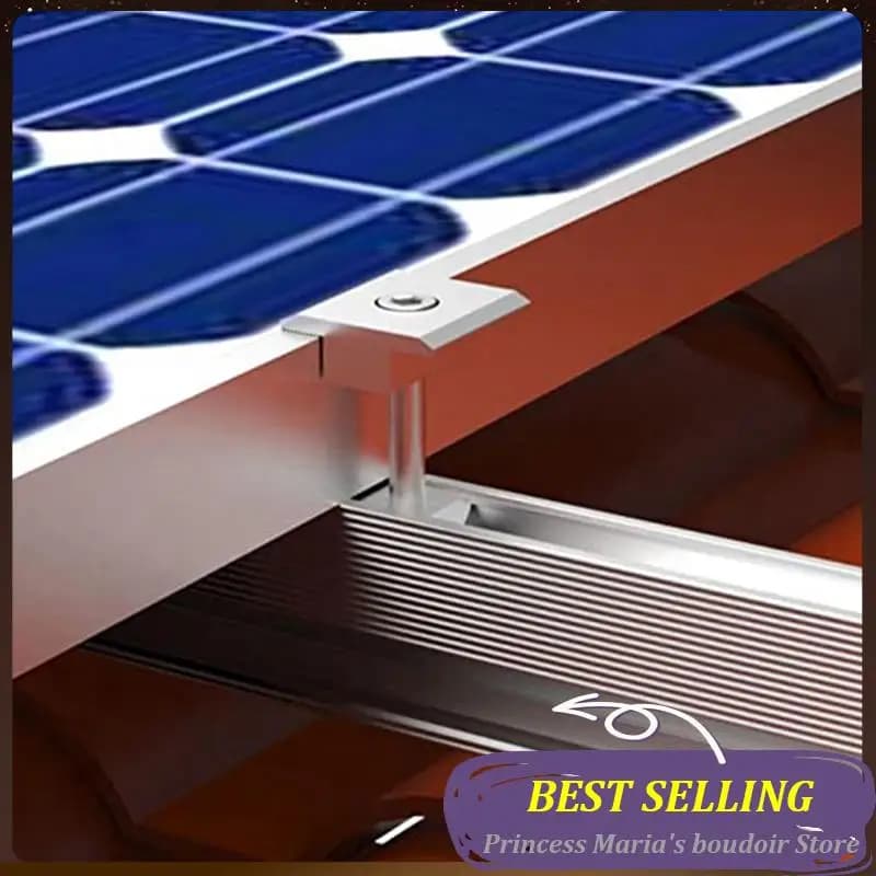 AB30-12PCS Supporto fotovoltaico Blocco di media pressione Cursore 40 mm per collegare e fissare i pannelli solari