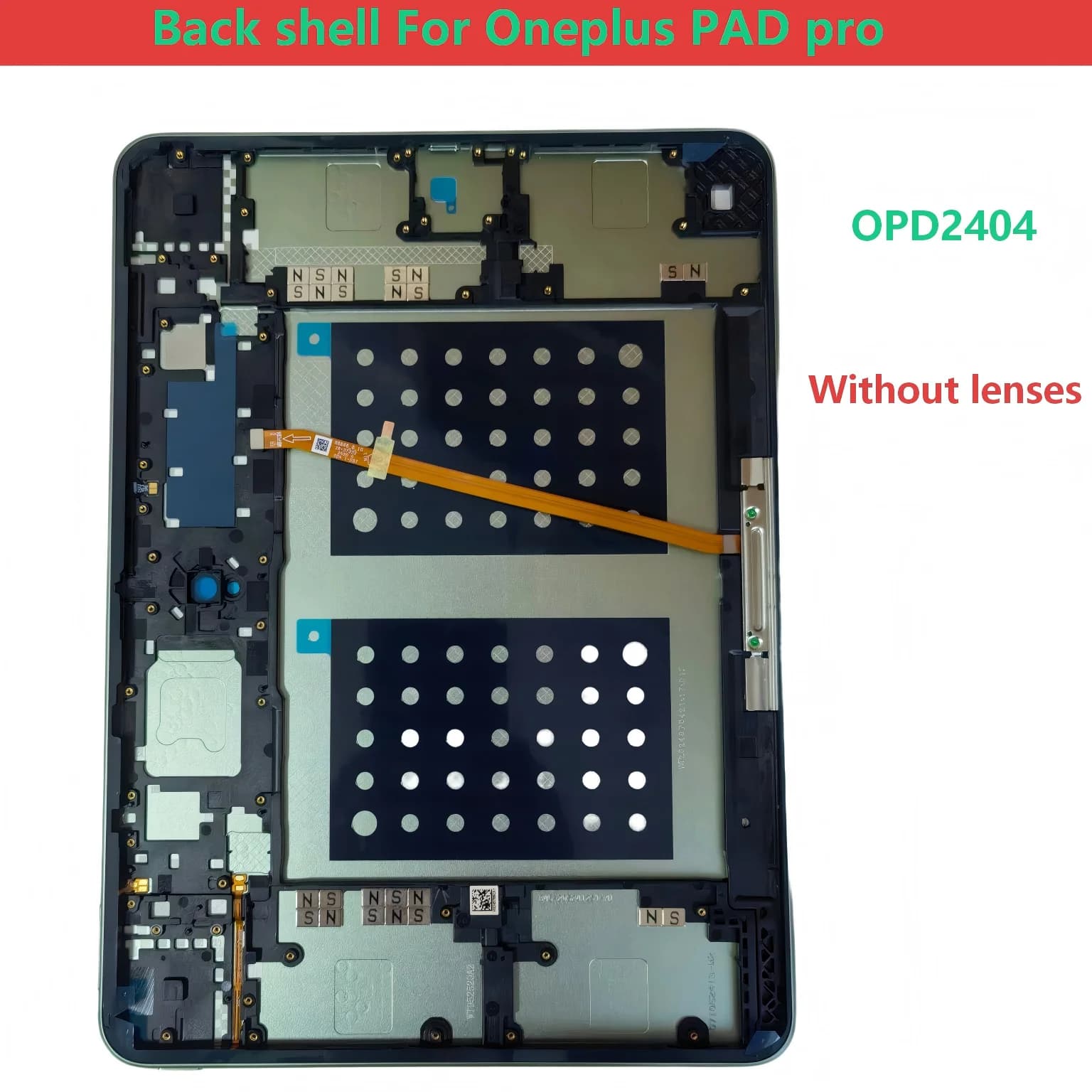 Back shell For Oneplus pad pro OPD2404 Battery Cover Back Case Accessory Replacement