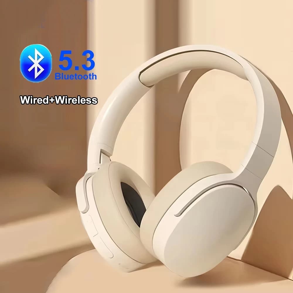 Cuffie Bluetooth 5.3 per Lenovo, Auricolari Wireless Dual Mode per Gaming, Pieghevoli con Riduzione del Rumore, Cuffie Musicali, Idee Regalo