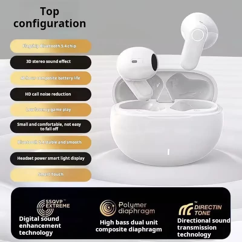 For Oppo A96 Samsung Galaxy A22 Realme X50 Motorola Moto G52 LG Stylo 3 Wireless Headphones Bluetooth V5.0