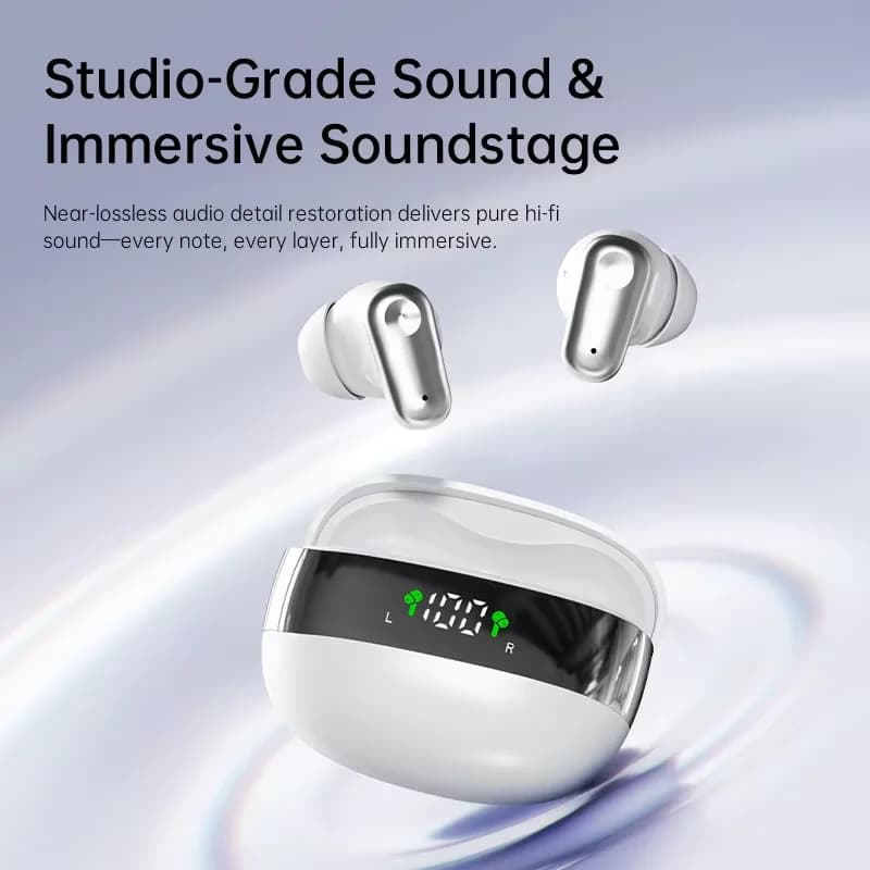 MINI550Wireless Bluetooth In Ear Earbuds Stereo Noise Reduction Headphones HD Music Sound Long Battery Life Earphones for Daily