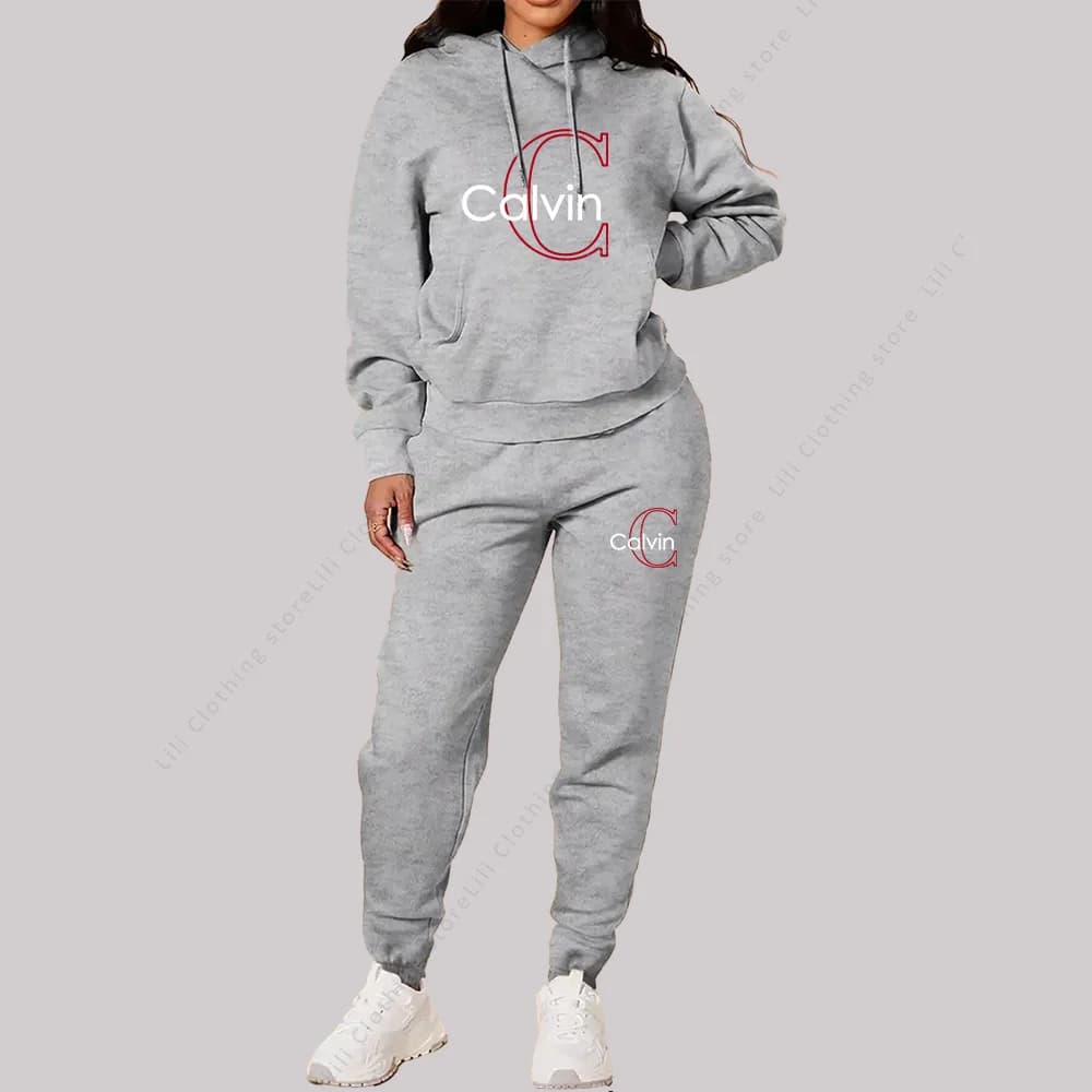 New Women's Suit 2026, Design Aesthetic Clothing, Sportswear Trend, High Quality Sweatshirts and Pants, Women's Set in 2 Pieces