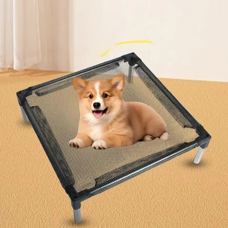 Cuccia per Animali Domestici, Letto Pieghevole per Cani e Gatti, da Campeggio, Portatile, Smontabile, Lavabile, per Tutte le Stagioni, Cuccia per Cuccioli e Gatti