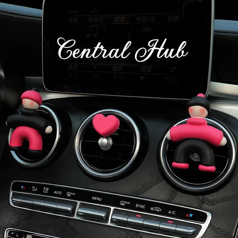 Car Deodorant Car Deodorant Clips and Essential Oil Diffusers, Car Ornaments Decorations for Women Gifts, Car fragrances