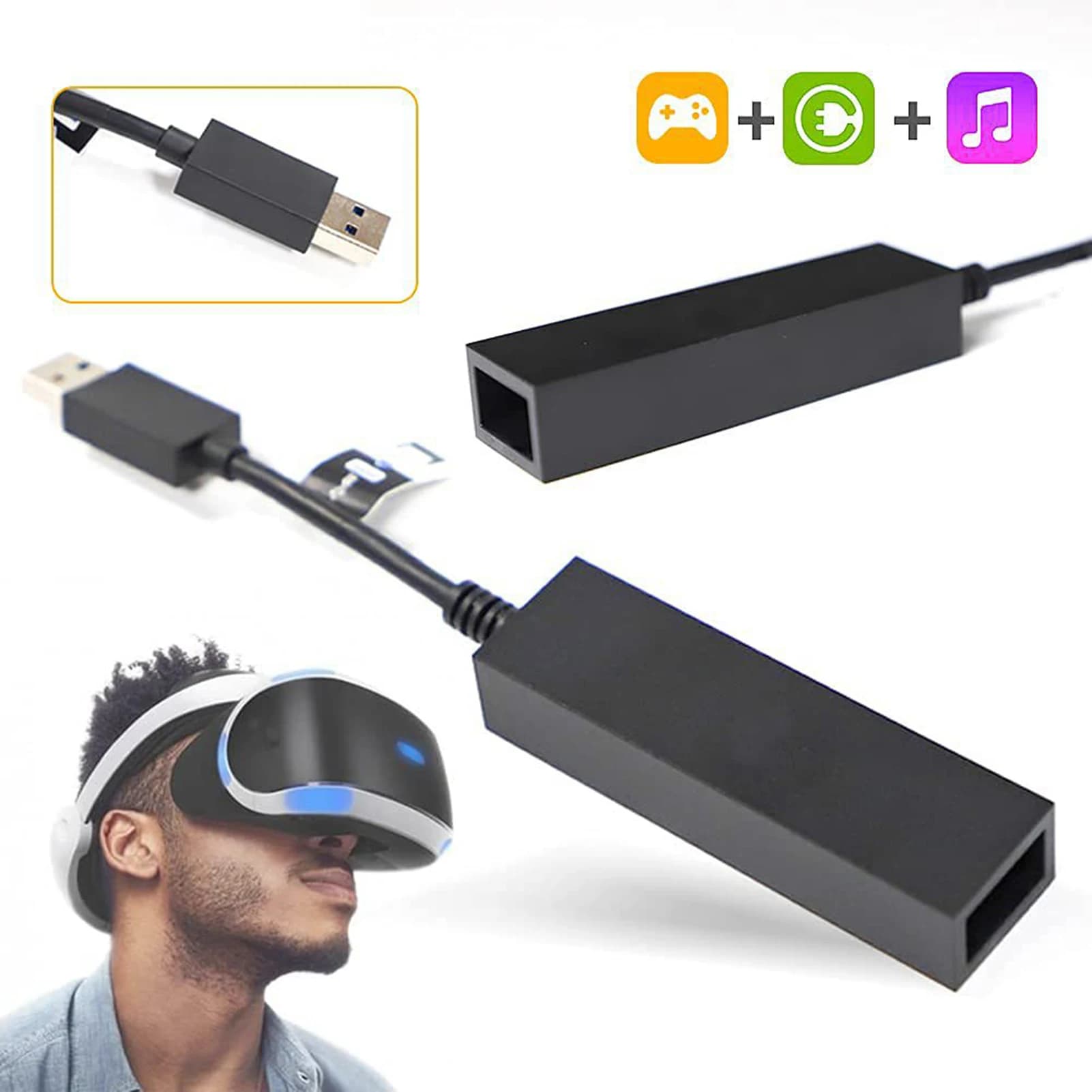 NUOVO Adattatore Cavo USB 3.0 per PS VR, Connettore Mini Fotocamera per PS VR a P5, Accessori per PS5