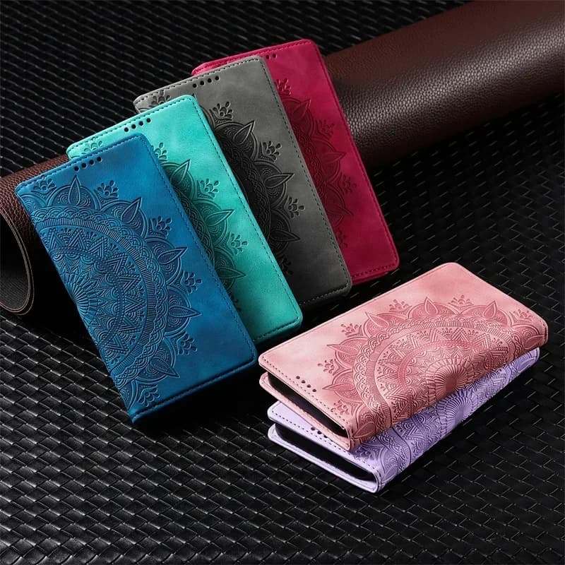 I Phone SE 2022 Funda Totem Flip Case onfor Apple iPhone 16 15 14 Plus 13 12 mini 11 Pro Xs Max XR portafoglio in pelle magnetica Capa