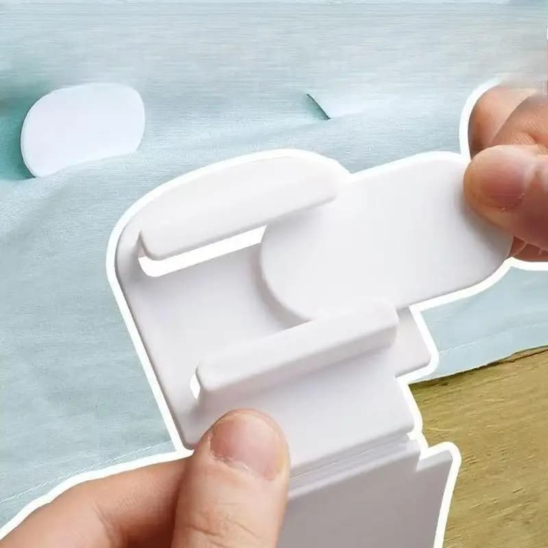 4 Pezzi Fermagli per Lenzuola Senza Foratura e Senza Perni, Supporti Pieghevoli Antiscivolo, Clip Regolabili Riutilizzabili per Materasso