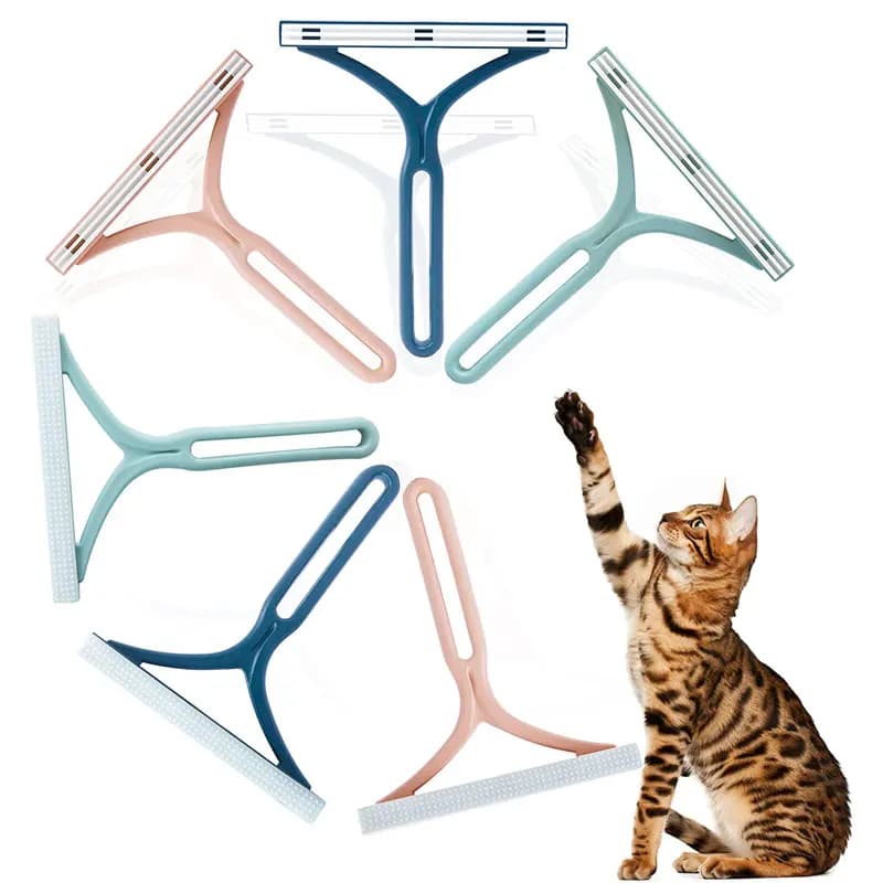 1PC Pet Hair Remover divano tappeto raschietto strumento di rimozione della pelliccia spazzola riutilizzabile per la depilazione del gatto per mobili detergente per pelucchi per peli di cane