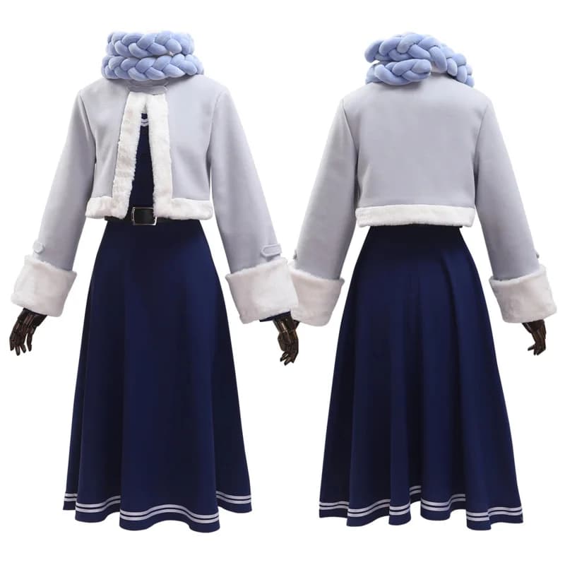Frieren Beyond Journey's End Anime Fern Costume Cosplay Parrucca Giacca invernale Abito Casual Indossare l'anno Gift6;d'3,h'7.b;