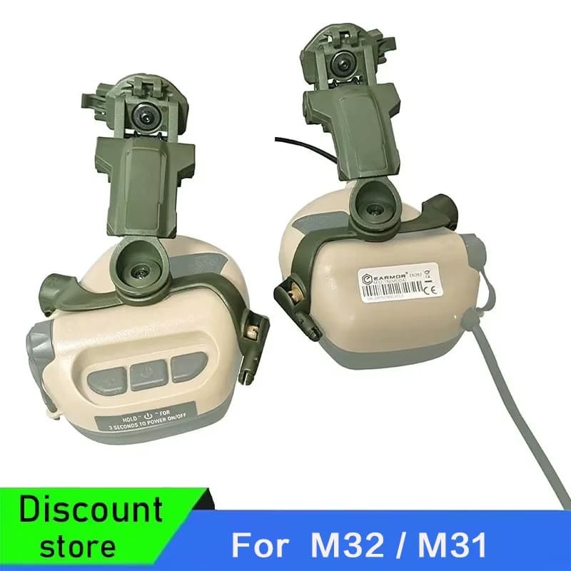 Helmet Headphone Stand Adapter, Helmet Headset Rail Adapter, Compatible with OPS Core ARC and Team Wendy M-LOK rails