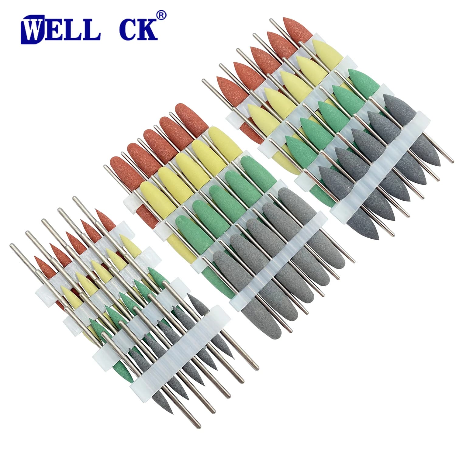 10 pz Dentale Gomma di Silicone Lucidatrici Frese Sbiancamento Dei Denti Attrezzature Lucidatura Dentale 2.35mm