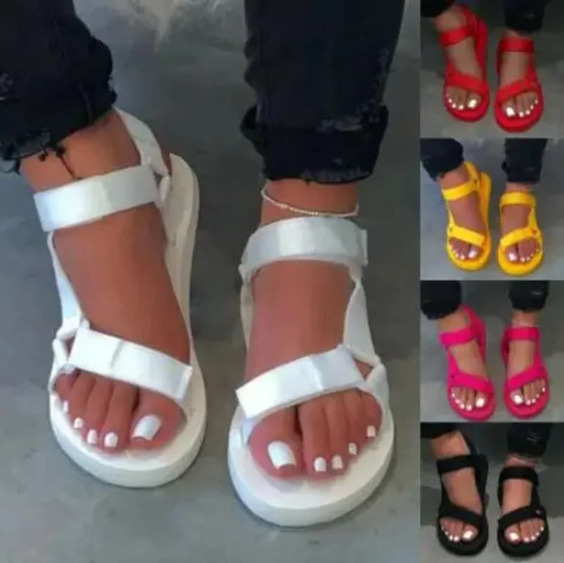 Sandali Estivi Morbidi 2026 Nuovi Sandali da Donna Resistenti Scarpe Casual da Spiaggia per Esterni Sandalias