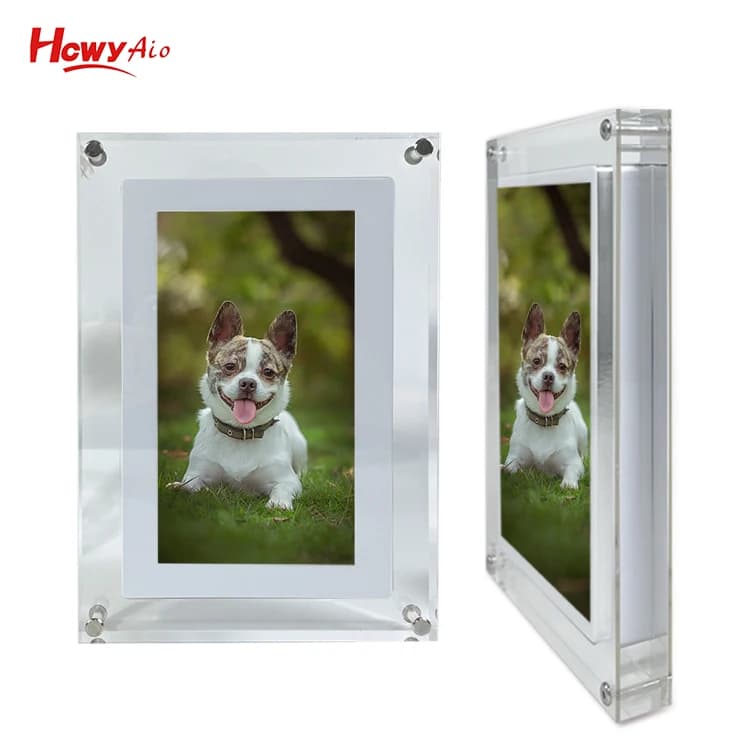 7" 1024*600 USB Type-C Port Video Picture Acrylic Digital Photo Frame
