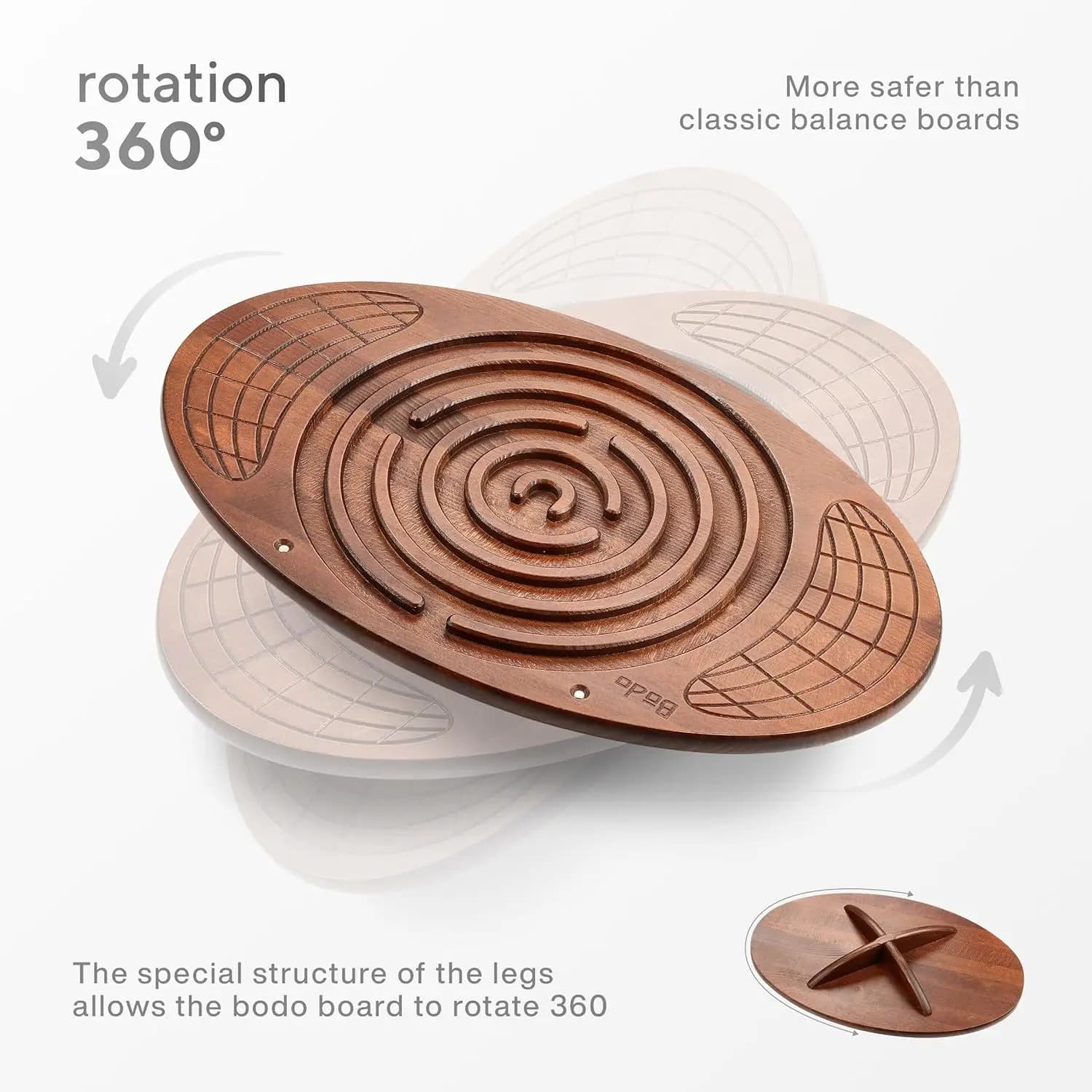 Balance Board in legno con divertente gioco di labirinto