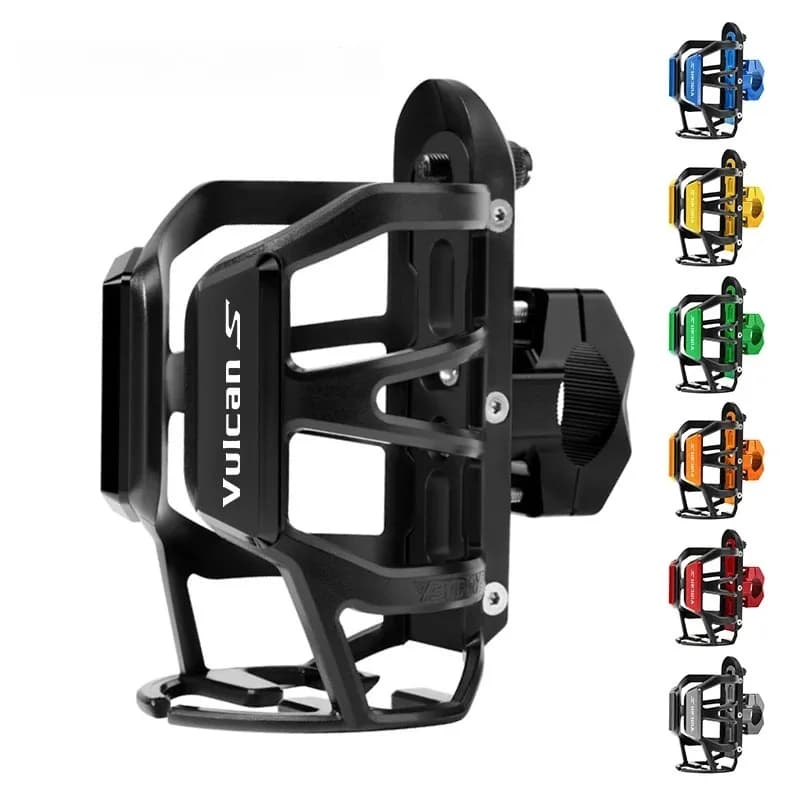 Motorcycle bottle holder, Glass stand, Mount for Kawasaki Vulcan S VulcanS Vulcan-S 650 ABS CAFE STANDARD