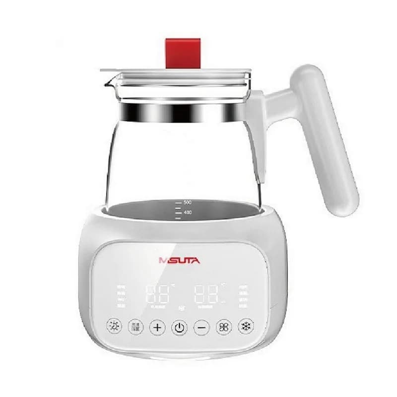1.3L Electric Kettle Temperature Control Glass Flower Teapot Home Health Kettle 48h Baby Hot kettle Multi-function Bottle Warme