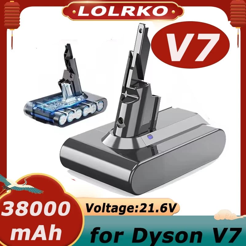 12800mAh Vacuum Cleaner Battery for dyson v7 battery,SV11 Series V7 FLUFFY Animal Rechargeable Bateria