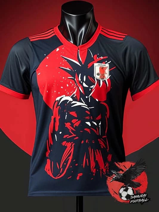 New Soccer Jersey 2026 Japanese Soul Dragon Ball Z for Adults, Special Design, Children's T-shirts, Short Sleeve Tops with Saiyan Carton