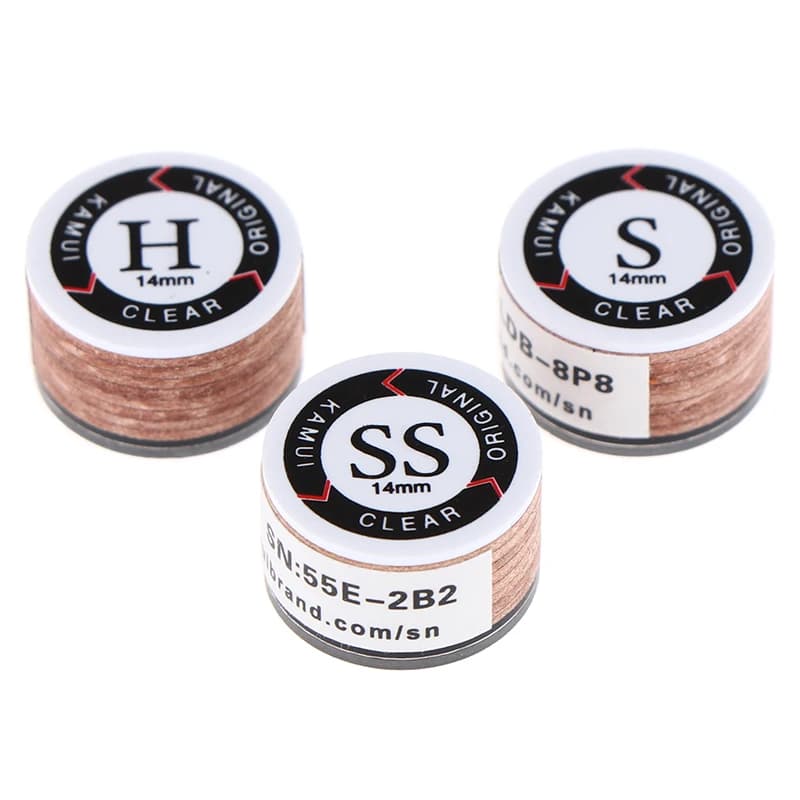 14mm SS/S/M/H Biliardo Stecca da biliardo Punta da biliardo Punta da biliardo Stecca da biliardo Suggerimenti per stecca da biliardo Snooker Accessori da biliardo