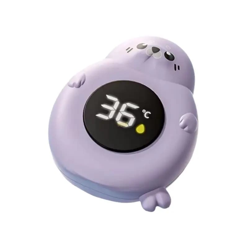 FBIL-Digital floating thermometer for baby bath, cartoon style, LED display, water temperature meter, baby bath tester