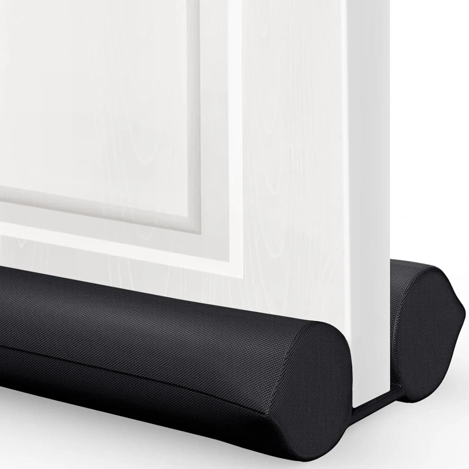 Paraspifferi sottoporta - Adatto per porte da 30-36 pollici, blocca rumore, aria, insetti, installazione facile a scorrimento, senza adesivo, nero