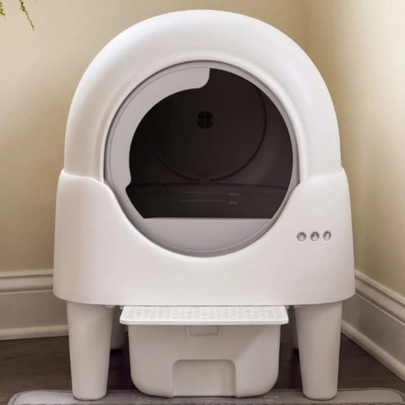 New intelligent automatic cat litter box, large space environmentally friendly deodorant remote control one-click emptying