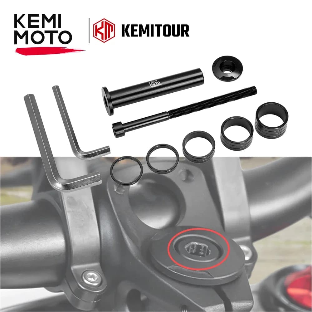 Kit Blocco Manubrio per Sur Ron Light Bee X S X260 Ultra Bee, Distanziale per Serie Sterzo, Tappo Superiore, Base, Dado Esteso, Accessori per Moto da Cross