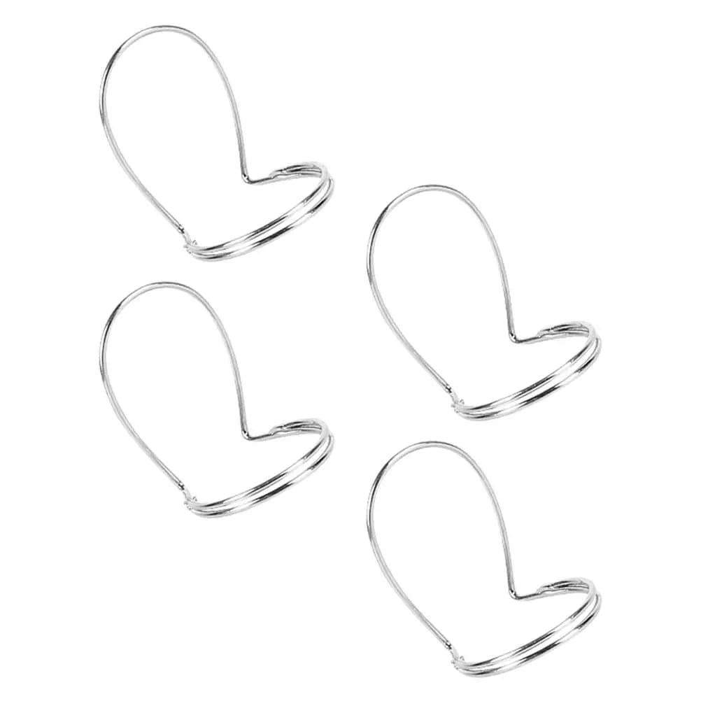 1Set Metal Finger Picks Hollow Design for Banjo Mandolin Guitar Thumb and Index Ergonomic Lightweight Comfort Playing