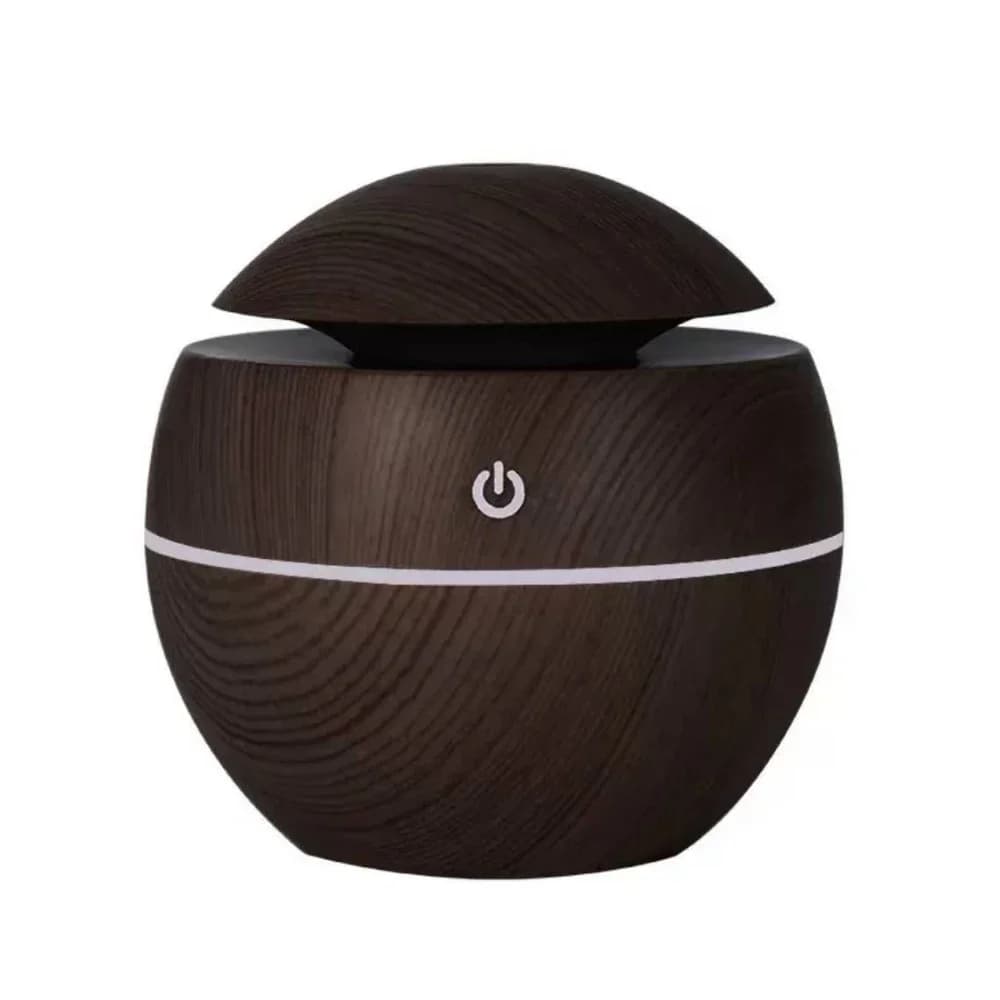 Smart Desk Humidifier for Bedroom/Office Ultrasonic Mist, Touch Control & Customizable Ambient Lighting Essential Oils