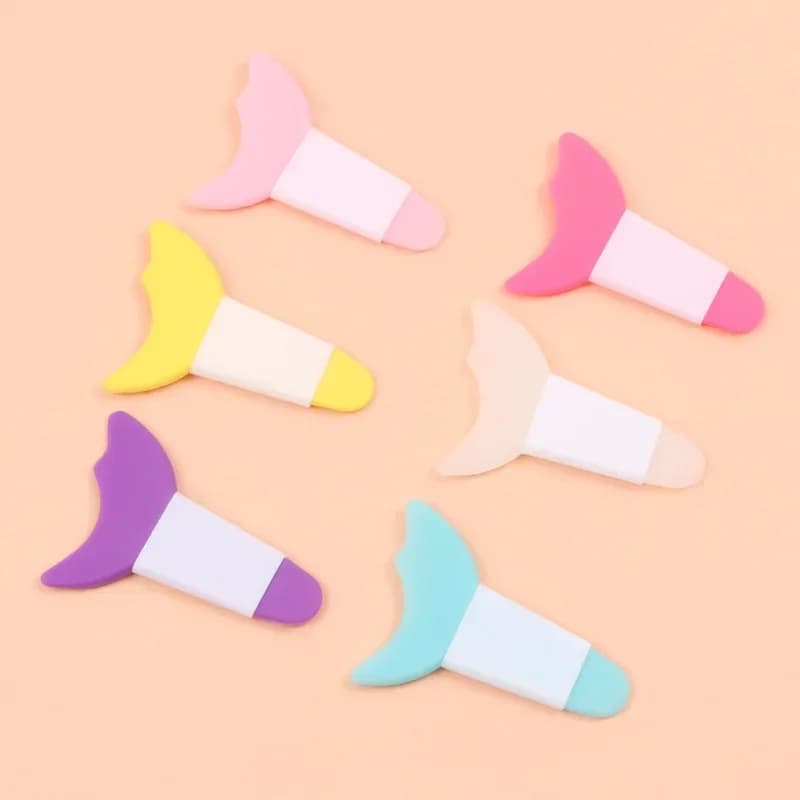 4PCS Eyeliner Silicone Deflector Mascara Model Shield Eyeliner Pad Eyeliner Eyeliner ToolStencils Eyeliner