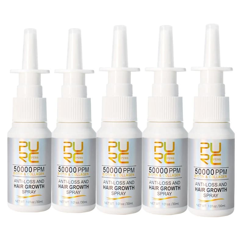 PURC Biotina Cura dei capelli Spray Trattamento contro la perdita dei capelli Olio Levigante Ricrescita Addensare Cura dei capelli Prodotti per la crescita dei capelli