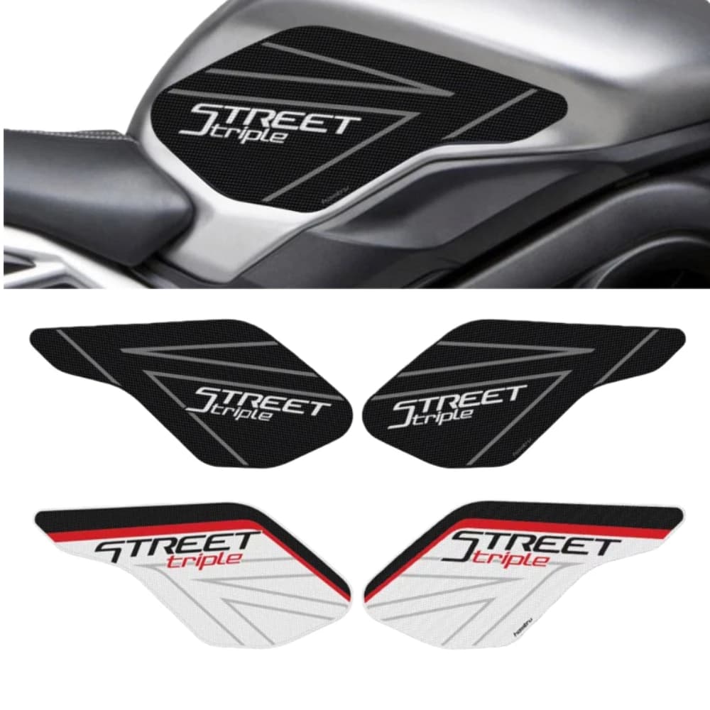 Adesivo per Triumph Street Triple 765 2013-2022 Moto Lato Serbatoio Pad Protezione Ginocchio Grip Tappetini Antiscivolo Accessori
