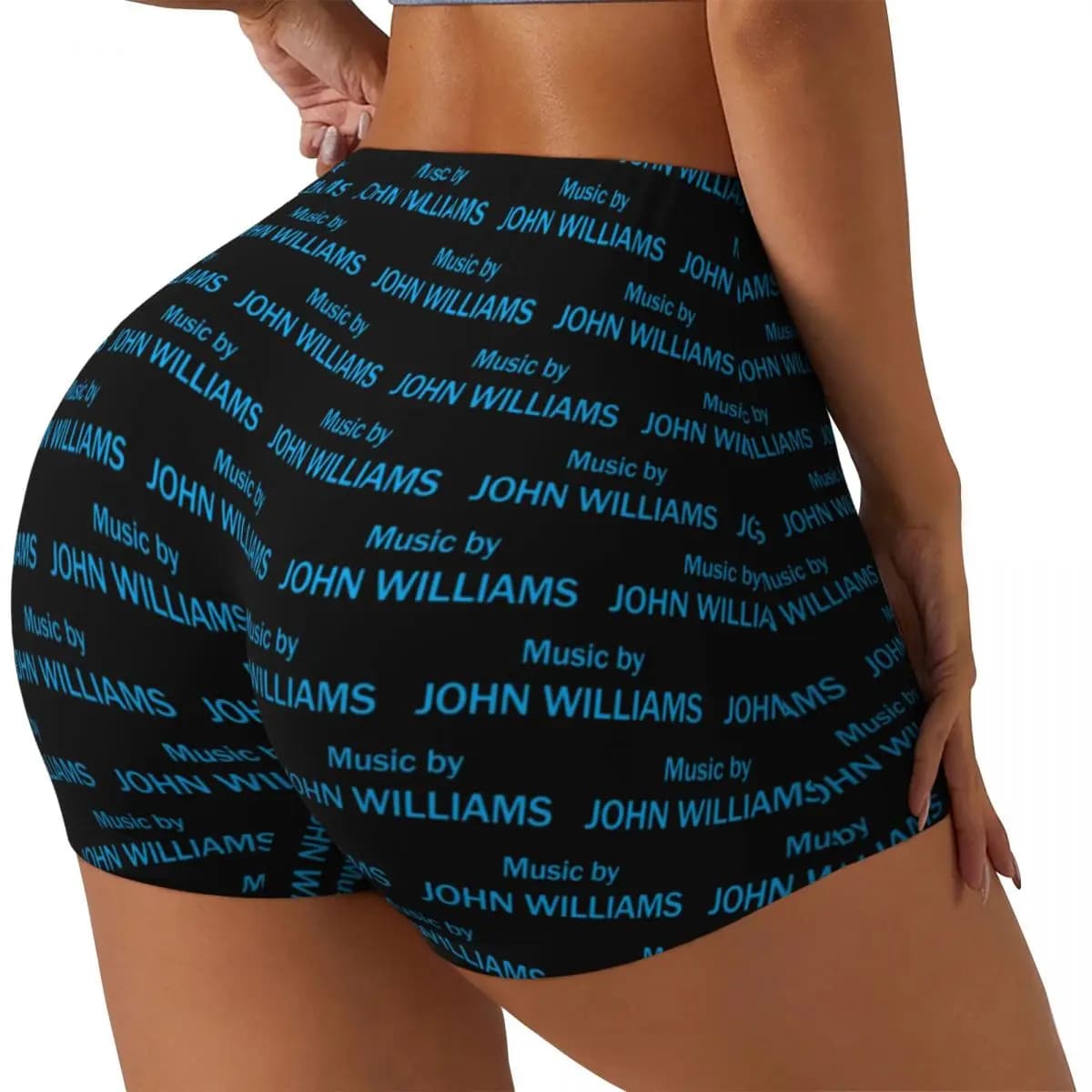 Personalized Music by John Williams Running Shorts for Women's Gym Training Yoga Shorts for Athletic Volleyball Bikers