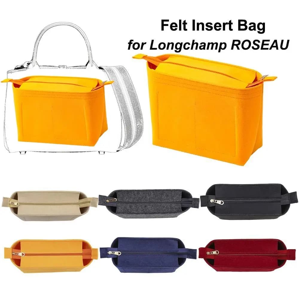 Borsa Multi-tasca Organizer borsa con inserto in feltro borsa per borsa per borsa a secchiello Longchamp LE PLIAGE/ROSEAU