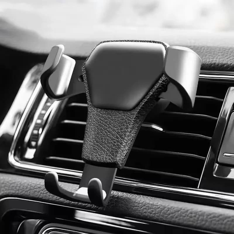 Gravity Car Phone Holder car Air Vent Clip Mount phone Stand Auto Locking Car GPS Navigation Bracket For iPhone Xiaomi Samsung