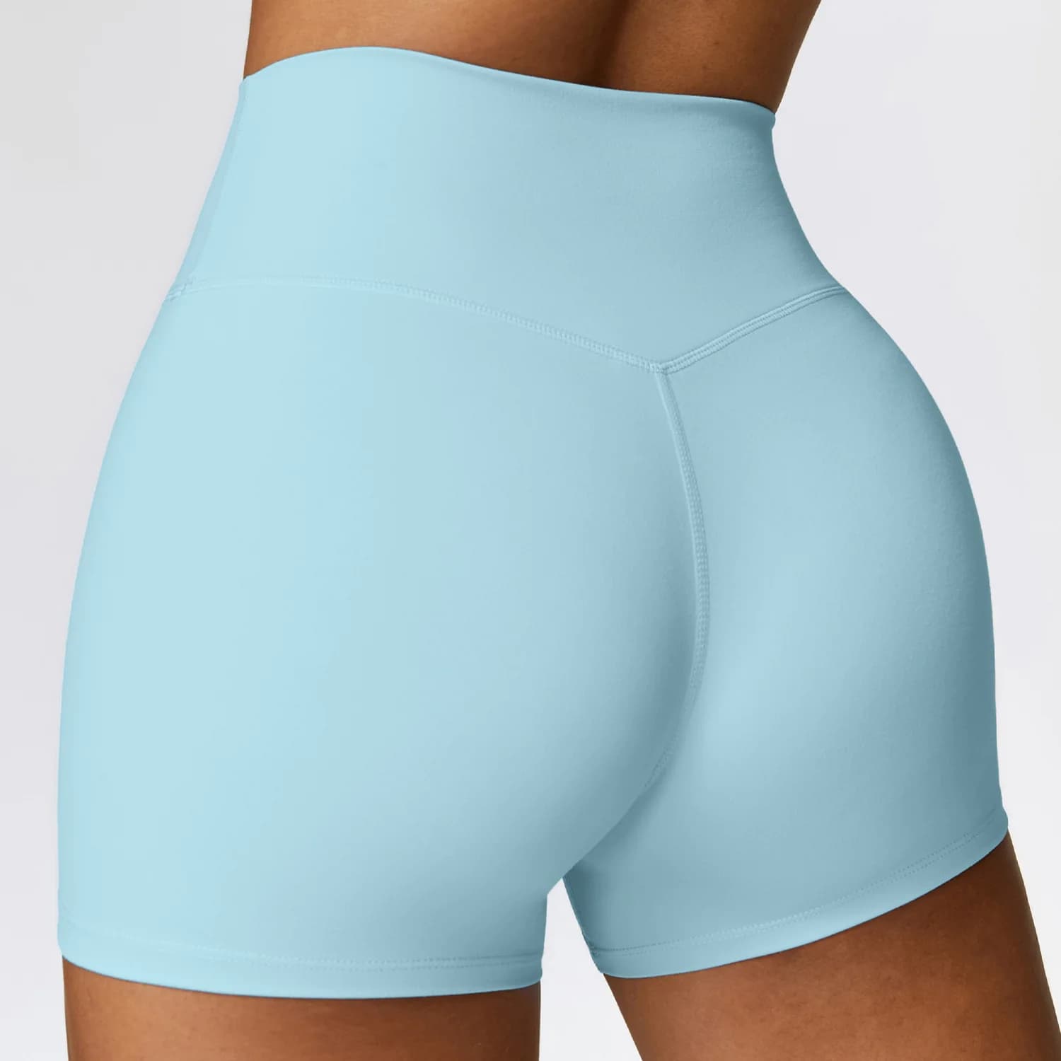 Leggings da Palestra Slim Fit per Donna, Pantaloncini da Ciclismo, Pantaloni Casual a Vita Alta in Fibra Triacetato, Stile Commute, Moda Femminile