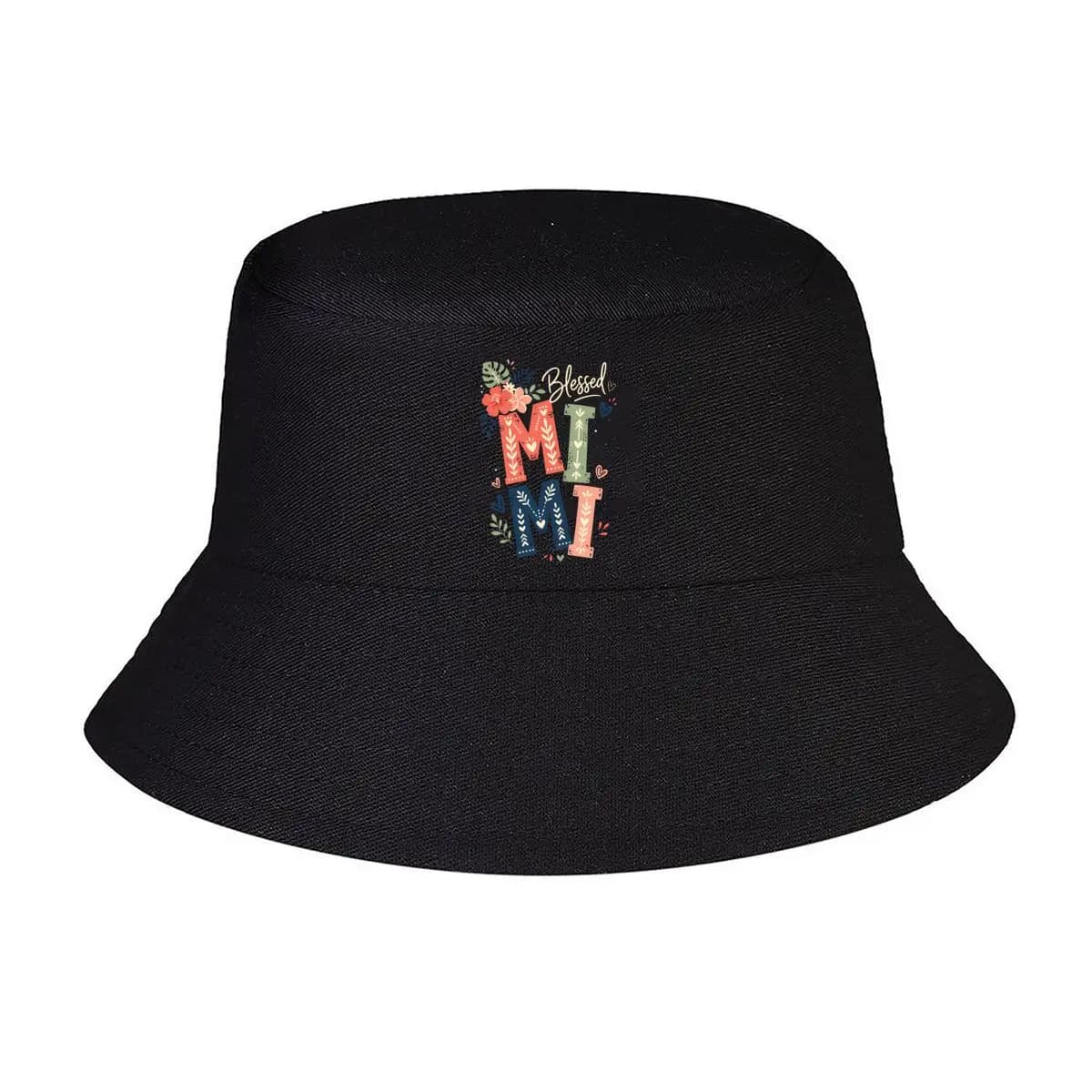 Blessed Mimi Tropical Floral Arrow L Fisherman Hat Winter Cap