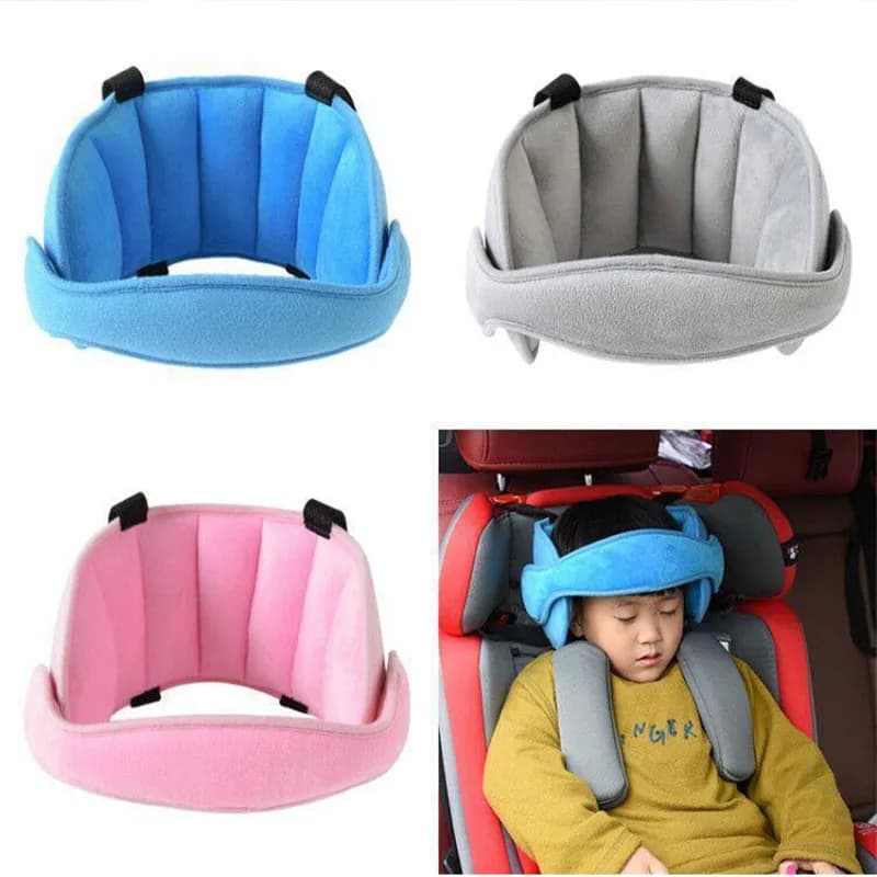 Seggiolino auto per bambini Supporto per la testa Cintura di fissaggio per bambini Posizionatore per il sonno regolabile per ragazzo e ragazza Cuscini di sicurezza per bambini Poggiatesta per i viaggi