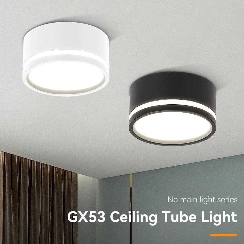 Faretto da incasso a Led per interni GX53 Spot Led Lampadina sostituibile 220V Illuminazione a soffitto per camera da letto Soggiorno Decorazioni per la casa Spotli