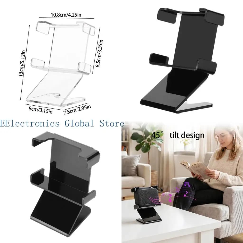 462B Acrylic Desktop Speaker Stand Professional Studio Monitor Stand Heat Management