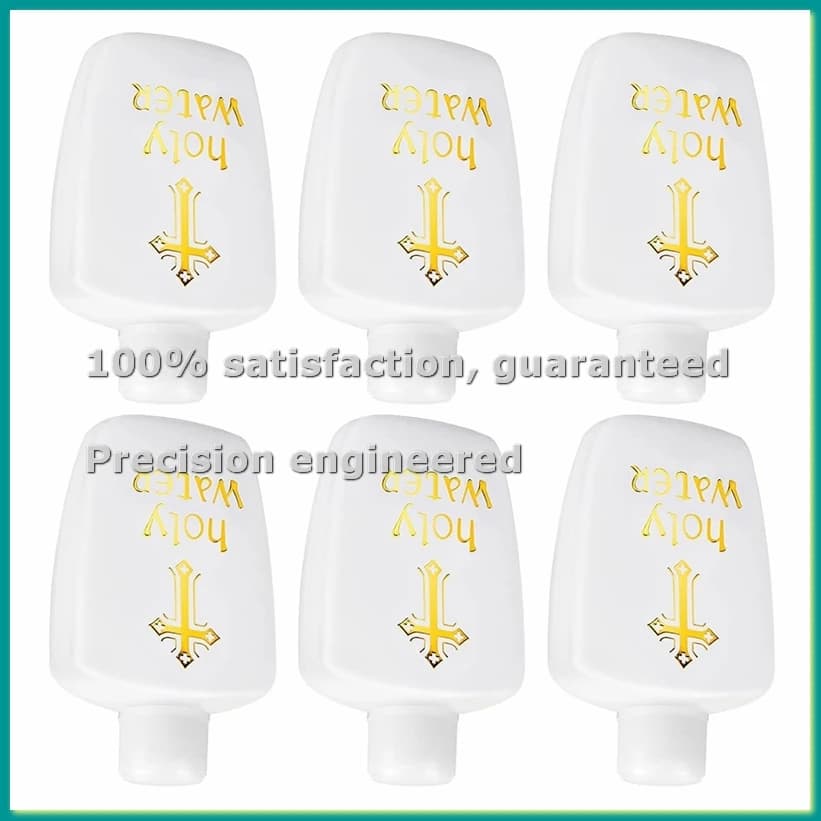 20 Pieces 60ml Plastic Holy Water Bottles - Vacuum Containers for Holy Water for Christian Catholics Halloween - ABLA