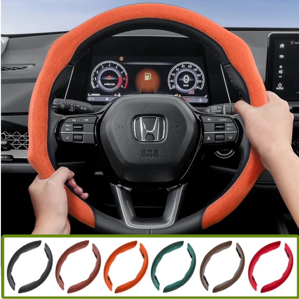 Coprivolante Premium Adatto per Honda, Antiscivolo e Durevole, Accessori Auto per Civic Fit 8a Generazione, City, Accord